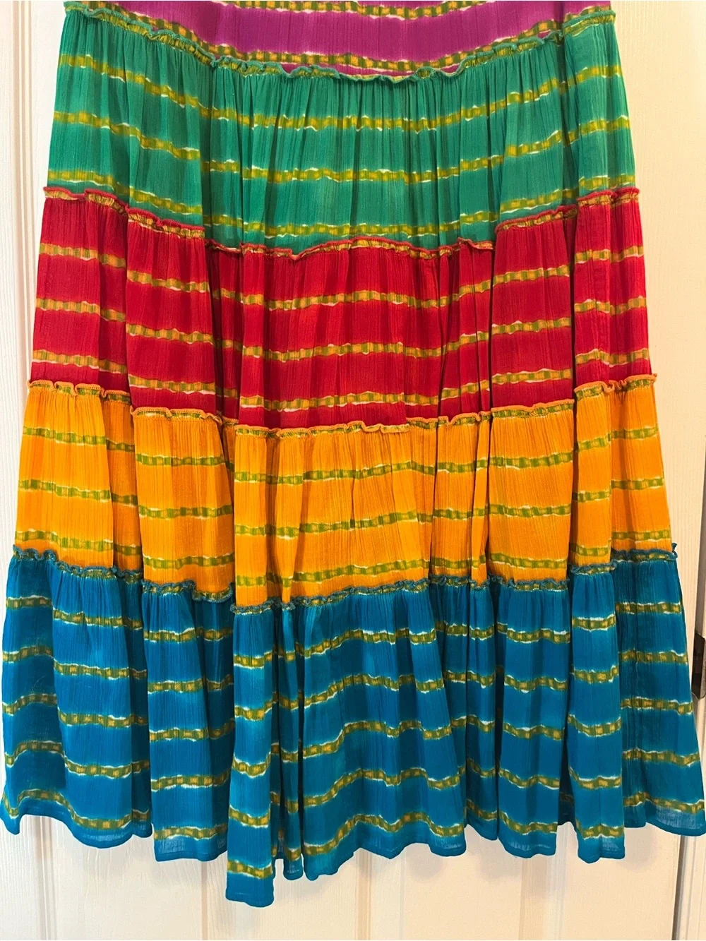 Lauren Ralph Lauren Petite Tiered Boho Midi Skirt – PXS